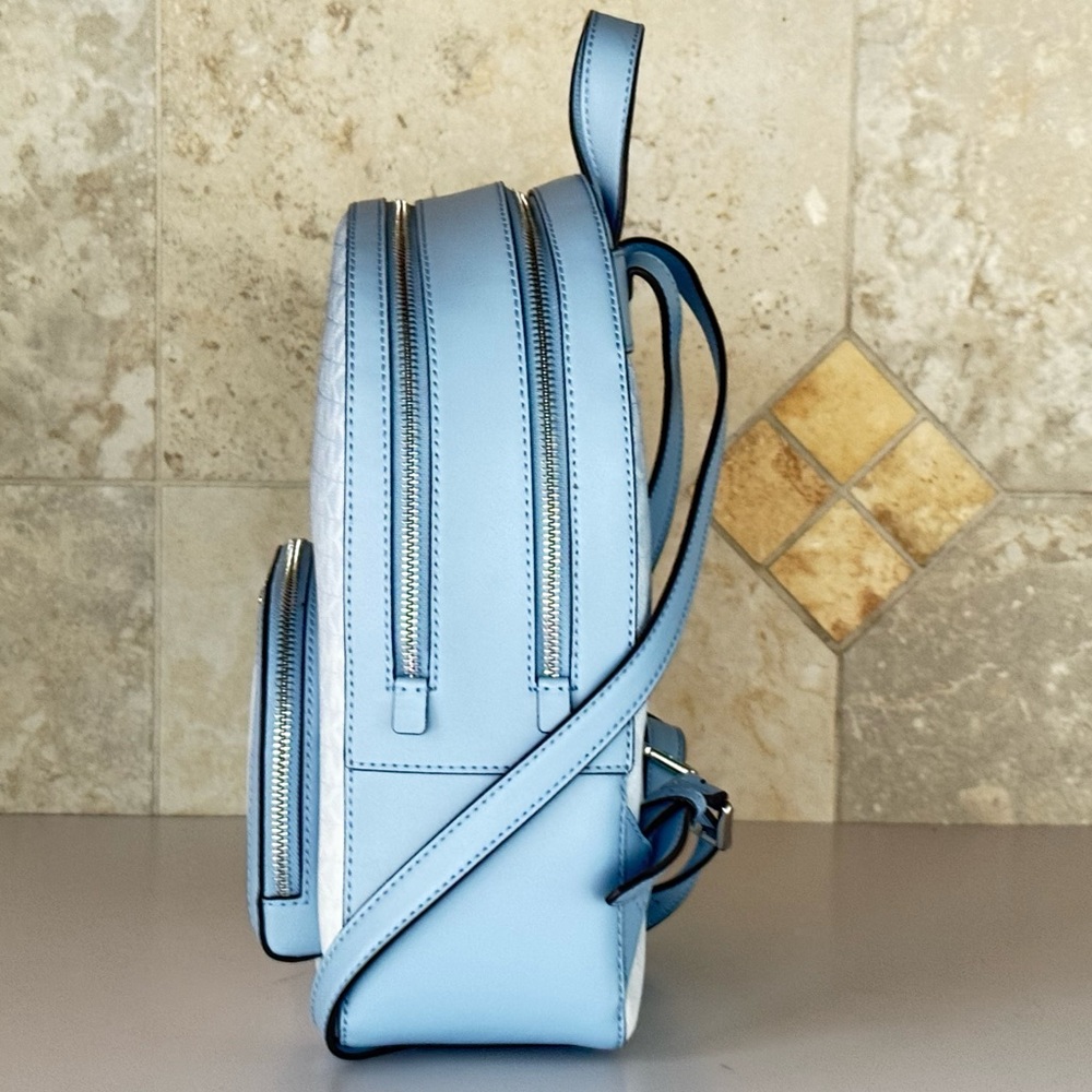 Michael Kors Jaycee MD Backpack MK Ombré Blue Multi - Picture 5 of 14